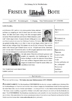 Friseurbote Salon Landrock